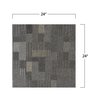 Mohawk Mohawk Basics 24 x 24 Carpet Tile SAMPLE with EnviroStrand PET Fiber in Stone Walk EB302-949